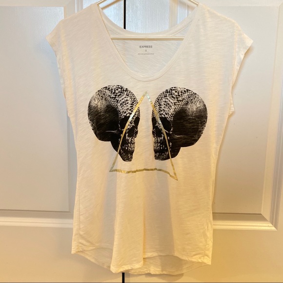 Express Skull Tee Halloween - Picture 3 of 11